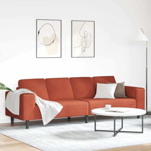 INLIFE Stoffsofa mit Kissen Rot-Orange Cordstoff,Möbel,Sofas,Orange,39.4 KG,3335107 INLIFE Stoffsofa mit Kissen Rot-Orange Cordstoff,Möbel,Sofas,Orange,39.4 KG,3335107 von INLIFE