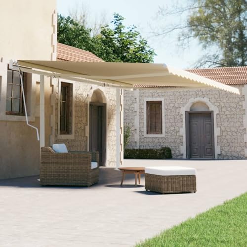 INLIFE Stützen für Markisen Weiß 600x245 cm Eisen,Heim & Garten,Rasen & Garten,Garten & Balkon,Markisen,White,42.6 KG,315095 von INLIFE