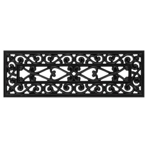 INLIFE Stufenmatten 10 STK. 25x75 cm Gummi,Heim & Garten,Haushaltsbedarf,Stufenteppiche,Schwarz,9.1 KG,155629 von INLIFE