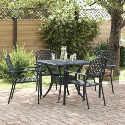 INLIFE Stuhl 4 pcs Anthrazit 56 x 65 x 89cm Stahl,Möbel,Gartenmöbel,Gartensitzmöbel,Gartenstühle,Anthrazit,26.7 KG,362776 INLIFE Stuhl 4 pcs Anthrazit 56 x 65 x 89cm Stahl,Möbel,Gartenmöbel,Gartensitzmöbel,Gartenstühle,Anthrazit,26.7 KG,362776 von INLIFE
