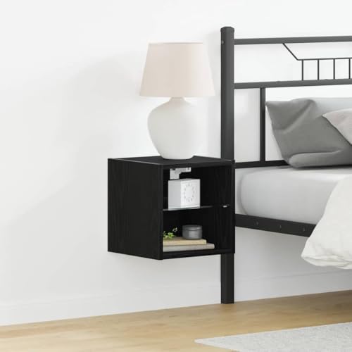 INLIFE TV-Schränk 2 pcs Schwarz 30 x 28.5 x 30 cm Holzwerkstoff,Möbel,TV-Möbel,Schwarz,10.25 KG,863086 von INLIFE