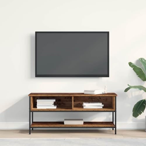INLIFE TV-Schränk Altholz 100 x 35 x 45 cm Holzwerkstoff,Möbel,TV-Möbel,Braun,15.2 KG,862928 von INLIFE