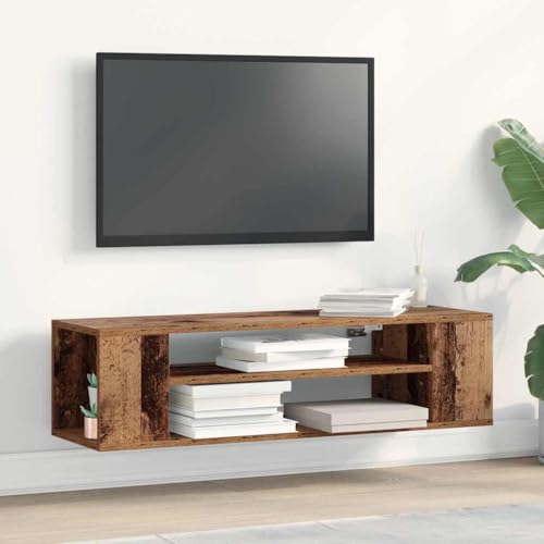 INLIFE TV-Schränk Braun 100 x 30 x 26,5 cm Holzwerkstoff,Möbel,TV-Möbel,Braun,12.3 KG,862598 von INLIFE