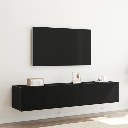INLIFE TV-Wandregal Schwarze Eiche 80 x 35 x 31 cm Holzwerkstoff,Möbel,TV-Möbel,Schwarz,28.2 KG,863109 INLIFE TV-Wandregal Schwarze Eiche 80 x 35 x 31 cm Holzwerkstoff,Möbel,TV-Möbel,Schwarz,28.2 KG,863109 von INLIFE