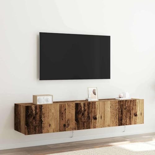 INLIFE TV-Wandregal Wandmontiert Altholz 80 x 35 x 31 cm Holzwerkstoff,Möbel,TV-Möbel,Braun,28.25 KG,863105 INLIFE TV-Wandregal Wandmontiert Altholz 80 x 35 x 31 cm Holzwerkstoff,Möbel,TV-Möbel,Braun,28.25 KG,863105 von INLIFE