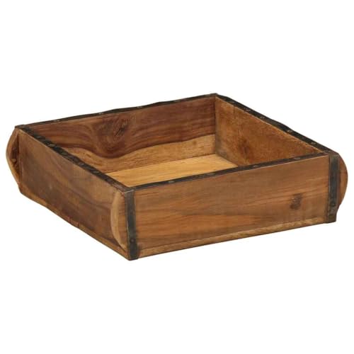 INLIFE Tablett mit Speicher Braun 31 x 29 x 10 cm,Heim & Garten,Haushaltsbedarf,Aufbewahrung & Ordnungssysteme,Aufbewahrungsbeutel,Braun,2.05 KG,4019615 von INLIFE