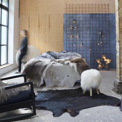 INLIFE Teppich Echtes Rindsleder Schwarz 180x220 cm,Heim & Garten,Dekoration,Teppiche,Schwarz,5 KG,376701 INLIFE Teppich Echtes Rindsleder Schwarz 180x220 cm,Heim & Garten,Dekoration,Teppiche,Schwarz,5 KG,376701 von INLIFE