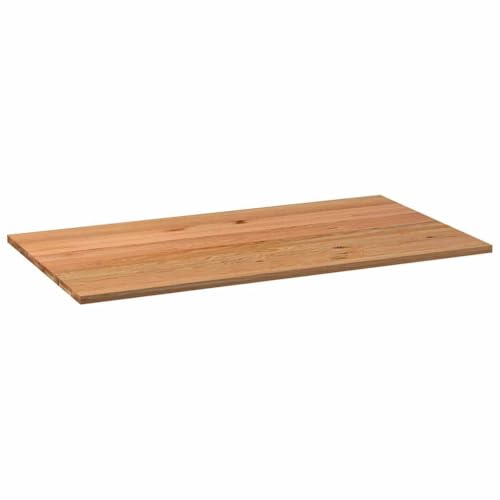 INLIFE Tischplatte Hellbraun 220x120x4 cm Massivholz Eiche Rechteckig,Möbel,Tischzubehör,Tischplatten,Braun,58.1 KG,4009229 von INLIFE