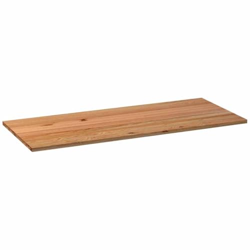 INLIFE Tischplatte Hellbraun 240x90x4 cm Massivholz Eiche Rechteckig,Möbel,Tischzubehör,Tischplatten,Braun,50.55 KG,4009218 von INLIFE