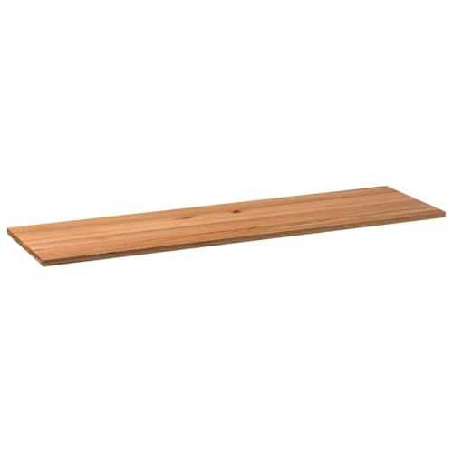 INLIFE Tischplatte Hellbraun 280x80x4 cm Massivholz Eiche Rechteckig,Möbel,Tischzubehör,Tischplatten,Braun,50.6 KG,4009213 von INLIFE