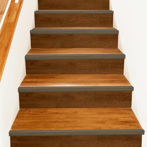 INLIFE Treppenkantenprofile 30 pcs Braun 67 cm Aluminium,Heimwerkerbedarf,Baumaterialien,Treppen,Braun,2.53 KG,4013477 von INLIFE