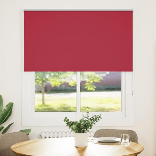 INLIFE Verdunkelungsrollo Rot 135x175cm Stoffbreite 131,6cm Polyester,Heim & Garten,Dekoration,Fensterdrapierung,Jalousien & Rollos,Rot,1.3 KG,4011811 von INLIFE