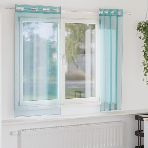 INLIFE Voile Vorhänge mit Ösen 2 STK. Türkis,Heim & Garten,Dekoration,Fensterdrapierung,Vorhänge & Gardinen,Türkis,0.35 KG,4102144 INLIFE Voile Vorhänge mit Ösen 2 STK. Türkis,Heim & Garten,Dekoration,Fensterdrapierung,Vorhänge & Gardinen,Türkis,0.35 KG,4102144 von INLIFE