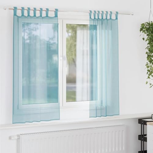 INLIFE Voile Vorhänge mit Stangentaschen 2 STK. Türkis,Heim & Garten,Dekoration,Fensterdrapierung,Vorhänge & Gardinen,Türkis,0.35 KG,4102237 INLIFE Voile Vorhänge mit Stangentaschen 2 STK. Türkis,Heim & Garten,Dekoration,Fensterdrapierung,Vorhänge & Gardinen,Türkis,0.35 KG,4102237 von INLIFE