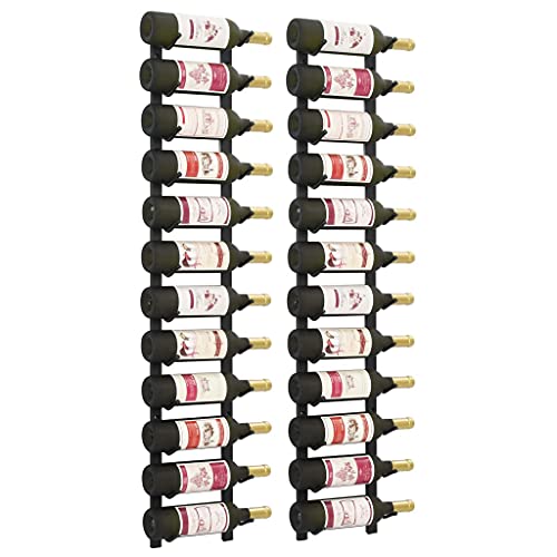 INLIFE Wand-Weinregale für 12 Flaschen 2 STK. Schwarz Eisen,Möbel,Schränke,Weinregale,Schwarz,6.01 KG,282467 INLIFE Wand-Weinregale für 12 Flaschen 2 STK. Schwarz Eisen,Möbel,Schränke,Weinregale,Schwarz,6.01 KG,282467 von INLIFE