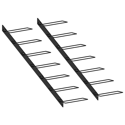 INLIFE Wand-Weinregale für 14 Flaschen 2 STK. Schwarz Metall,Möbel,Schränke,Weinregale,Schwarz,4.1 KG,289565 INLIFE Wand-Weinregale für 14 Flaschen 2 STK. Schwarz Metall,Möbel,Schränke,Weinregale,Schwarz,4.1 KG,289565 von INLIFE
