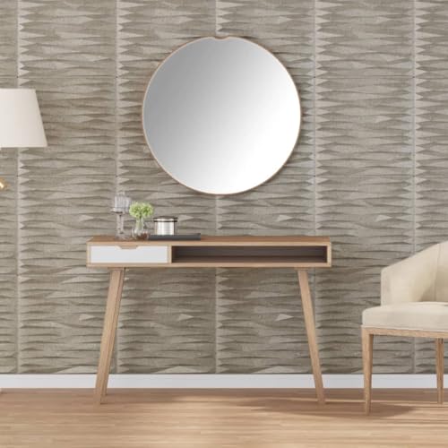 INLIFE Wandpaneele 12 STK. Beton 50x50 cm XPS 3 m² Stein,Heimwerkerbedarf,Baumaterialien,Wandverkleidung,Grau,1 KG,4100080 von INLIFE
