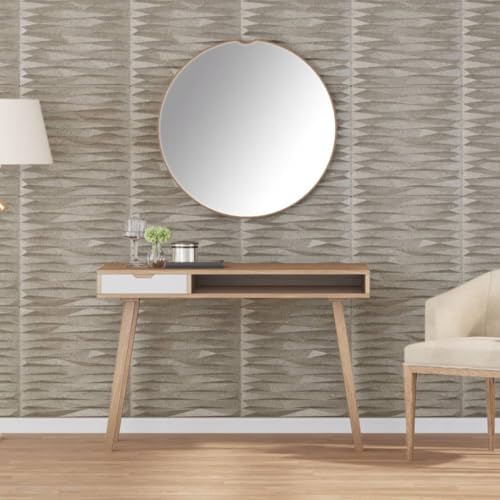 INLIFE Wandpaneele 48 STK. Beton 50x50 cm XPS 12 m² Stein,Heimwerkerbedarf,Baumaterialien,Wandverkleidung,Grau,2.6 KG,4100082 von INLIFE