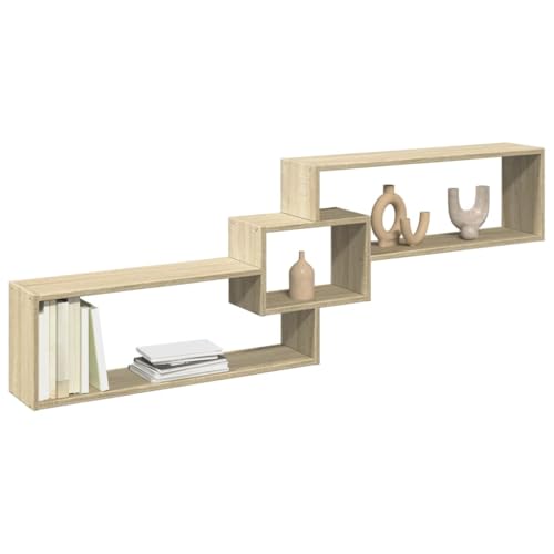 INLIFE Wandschrank 158x18x53 cm Sonoma Eiche Holzwerkstoff,Möbel,Regalsysteme,Wandregale,Braun,9.55 KG,854816 INLIFE Wandschrank 158x18x53 cm Sonoma Eiche Holzwerkstoff,Möbel,Regalsysteme,Wandregale,Braun,9.55 KG,854816 von INLIFE