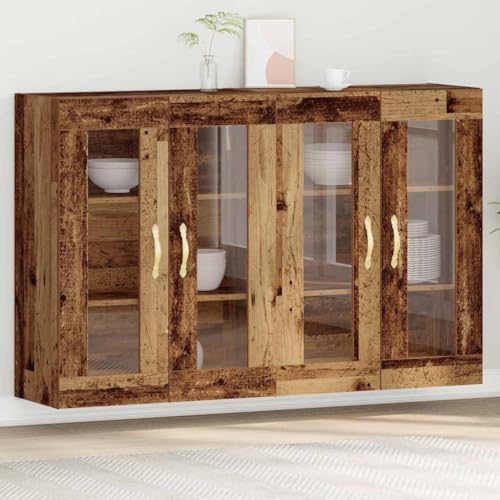 INLIFE Wandschrank 2 pcs Altholz 69.5 x 34 x 90 cm Holzwerkstoff,Möbel,Schränke,Sideboards,Altholz,50.4 KG,3334317 INLIFE Wandschrank 2 pcs Altholz 69.5 x 34 x 90 cm Holzwerkstoff,Möbel,Schränke,Sideboards,Altholz,50.4 KG,3334317 von INLIFE