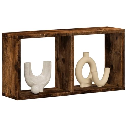 INLIFE Wandschrank 60x16x30 cm Räuchereiche Holzwerkstoff,Möbel,Regalsysteme,Wandregale,Braun,4.15 KG,854881 von INLIFE