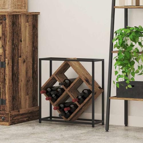 INLIFE Weinregal Altholz 51 x 18 x 52,5 cm Holzwerkstoff,Möbel,Schränke,Weinregale,Braun,5.6 KG,868223 INLIFE Weinregal Altholz 51 x 18 x 52,5 cm Holzwerkstoff,Möbel,Schränke,Weinregale,Braun,5.6 KG,868223 von INLIFE