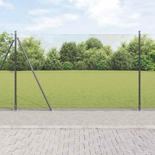 INLIFE Zaun mit Pfosten Grau 1.5 x 25 m Stahl,Heimwerkerbedarf,Hauseinzäunung,Zaunfelder,Grau,35.49 KG,3352566 INLIFE Zaun mit Pfosten Grau 1.5 x 25 m Stahl,Heimwerkerbedarf,Hauseinzäunung,Zaunfelder,Grau,35.49 KG,3352566 von INLIFE