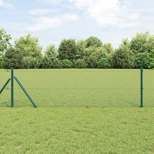 INLIFE Zaun mit Pfosten Grün 0,6 x 25 m Stahl,Heimwerkerbedarf,Hauseinzäunung,Zaunfelder,Grün,16.86 KG,3351719 INLIFE Zaun mit Pfosten Grün 0,6 x 25 m Stahl,Heimwerkerbedarf,Hauseinzäunung,Zaunfelder,Grün,16.86 KG,3351719 von INLIFE