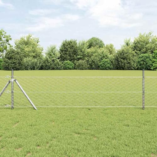 INLIFE Zaun mit Pfosten Silber 0,4 x 10 m PVC-beschichteter Stahl,Heimwerkerbedarf,Hauseinzäunung,Zaunfelder,Silber,6.35 KG,3352905 INLIFE Zaun mit Pfosten Silber 0,4 x 10 m PVC-beschichteter Stahl,Heimwerkerbedarf,Hauseinzäunung,Zaunfelder,Silber,6.35 KG,3352905 von INLIFE