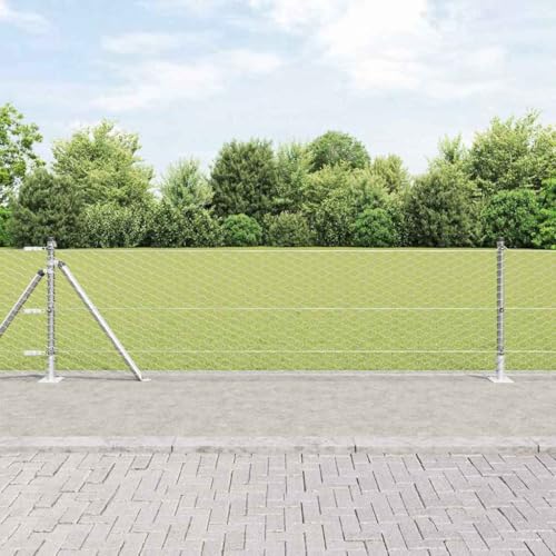 INLIFE Zaun mit Pfosten Silber 0,4 x 25 m PVC-beschichteter Stahl,Heimwerkerbedarf,Hauseinzäunung,Zaunfelder,Silber,15.25 KG,3353784 INLIFE Zaun mit Pfosten Silber 0,4 x 25 m PVC-beschichteter Stahl,Heimwerkerbedarf,Hauseinzäunung,Zaunfelder,Silber,15.25 KG,3353784 von INLIFE