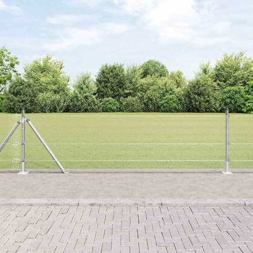 INLIFE Zaun mit Pfosten Silber 0,5 x 100 m Stahl,Heimwerkerbedarf,Hauseinzäunung,Zaunfelder,Silber,80.8 KG,3352372 INLIFE Zaun mit Pfosten Silber 0,5 x 100 m Stahl,Heimwerkerbedarf,Hauseinzäunung,Zaunfelder,Silber,80.8 KG,3352372 von INLIFE