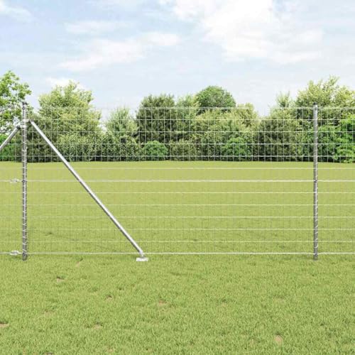 INLIFE Zaun mit Pfosten Silber 1 x 10 m Stahl,Heimwerkerbedarf,Hauseinzäunung,Zaunfelder,Silber,23.35 KG,3350735 INLIFE Zaun mit Pfosten Silber 1 x 10 m Stahl,Heimwerkerbedarf,Hauseinzäunung,Zaunfelder,Silber,23.35 KG,3350735 von INLIFE