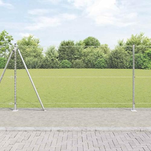 INLIFE Zaun mit Pfosten Silber 1.2 x 25 m PVC-beschichteter Stahl,Heimwerkerbedarf,Hauseinzäunung,Zaunfelder,Silber,26.45 KG,3353803 INLIFE Zaun mit Pfosten Silber 1.2 x 25 m PVC-beschichteter Stahl,Heimwerkerbedarf,Hauseinzäunung,Zaunfelder,Silber,26.45 KG,3353803 von INLIFE
