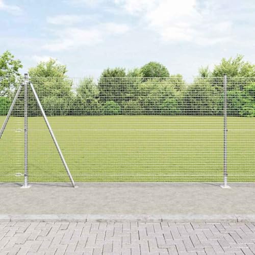 INLIFE Zaun mit Pfosten Silber 1.2 x 25 m Stahl,Heimwerkerbedarf,Hauseinzäunung,Zaunfelder,Silber,31.55 KG,3352323 INLIFE Zaun mit Pfosten Silber 1.2 x 25 m Stahl,Heimwerkerbedarf,Hauseinzäunung,Zaunfelder,Silber,31.55 KG,3352323 von INLIFE