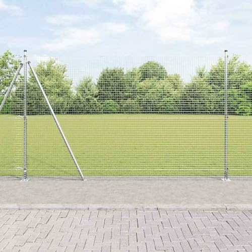 INLIFE Zaun mit Pfosten Silber 1.4 x 25 m Stahl,Heimwerkerbedarf,Hauseinzäunung,Zaunfelder,Silber,34.73 KG,3352327 INLIFE Zaun mit Pfosten Silber 1.4 x 25 m Stahl,Heimwerkerbedarf,Hauseinzäunung,Zaunfelder,Silber,34.73 KG,3352327 von INLIFE