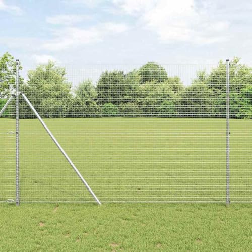 INLIFE Zaun mit Pfosten Silber 1.5 x 25 m Stahl,Heimwerkerbedarf,Hauseinzäunung,Zaunfelder,Silber,34.85 KG,3351621 INLIFE Zaun mit Pfosten Silber 1.5 x 25 m Stahl,Heimwerkerbedarf,Hauseinzäunung,Zaunfelder,Silber,34.85 KG,3351621 von INLIFE