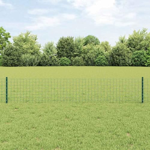 INLIFE Zaunpfosten 5 pcs Grün 40 cm Stahl,Heimwerkerbedarf,Hauseinzäunung,Zaunpfosten & -querlatten,Grün,3.14 KG,42006258 von INLIFE