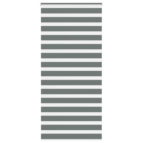 INLIFE Zebrarollo Dunkelgrau 105x200 cm Stoffbreite 100,9 cm Polyester,Heim & Garten,Dekoration,Fensterdrapierung,Jalousien & Rollos,Grau,1.21 KG,4014158 von INLIFE