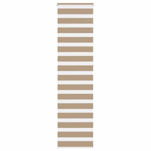 INLIFE Zebrarollo Sandbraun 65x230 cm Stoffbreite 60,9 cm Polyester,Heim & Garten,Dekoration,Fensterdrapierung,Jalousien & Rollos,Braun,0.83 KG,4014592 von INLIFE