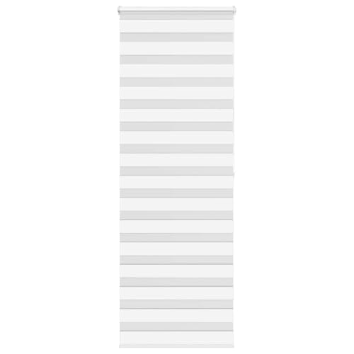 INLIFE Zebrarollo Weiß 70x200 cm Stoffbreite 65,9 cm Polyester,Heim & Garten,Dekoration,Fensterdrapierung,Jalousien & Rollos,Weiß,0.84 KG,4014775 von INLIFE