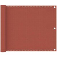 Maison Exclusive Balkon-Sichtschutz Terracotta-Rot 75x300 cm HDPE von INLIFE