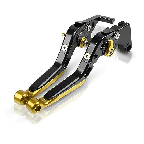INLIMA Bremshebel Motorradhebel Für Suzuki GSX1100F 1991 1992 1993 Motorrad Bremse Kupplung Hebel Ausziehbare Klapp Einstellbare GSX 1100F CNC hebel Zubehör (Color : 15) von INLIMA