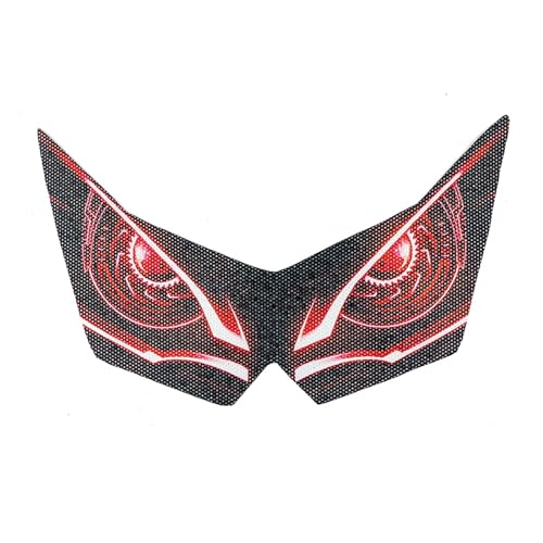 INLIMA Motorrad 3D Frontverkleidung Scheinwerfer Aufkleber Kopf Licht Aufkleber Schutz Schutz Fit for KAWASAKI Z750 Z1000 Z 750 1000 Z (Color : Red) von INLIMA