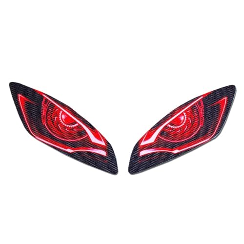 INLIMA Motorrad 3D Frontverkleidung Scheinwerfer Aufkleber Schutz Kopf Licht Aufkleber Aufkleber Fit for Yamaha YZF-R6 YZFR6 YZF R6 2006-2016 (Color : D) von INLIMA