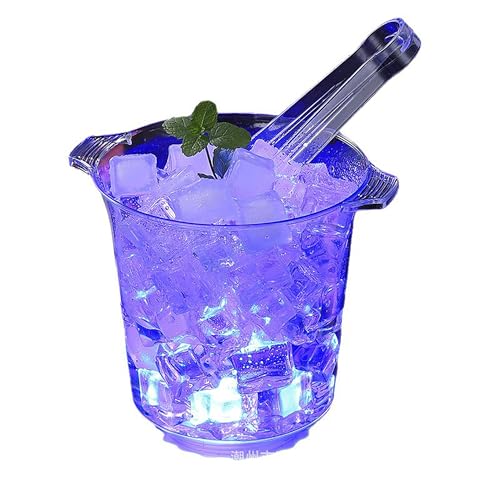 INMORVEN Getränkekühler 2.5L Tragbar: Eiswürfelbehälter mit Deckel für Bierflaschen, Sekt & Outdoor-Party - Barzubehör Eiskübel von INMORVEN