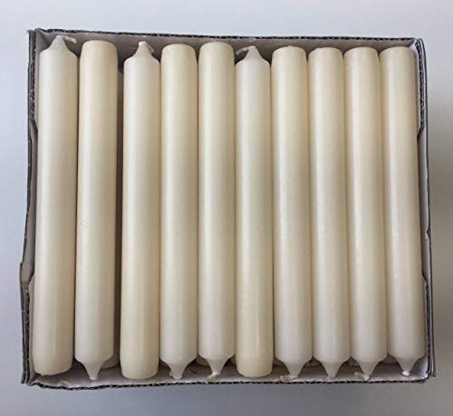 INNA-Glas 10er Set Stabkerze Charlotte, creme, 18,5cm, Ø 2,1cm, 6,5h - Made in Germany - Haushaltskerze INNA-Glas 10er Set Stabkerze Charlotte, creme, 18,5cm, Ø 2,1cm, 6,5h - Made in Germany - Haushaltskerze von INNA-Glas