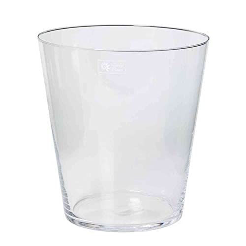 INNA-Glas Blumentopf KAIA, Trichter - rund, klar, 30cm, Ø 28cm - Hohe Vase - Deko Vase von INNA-Glas