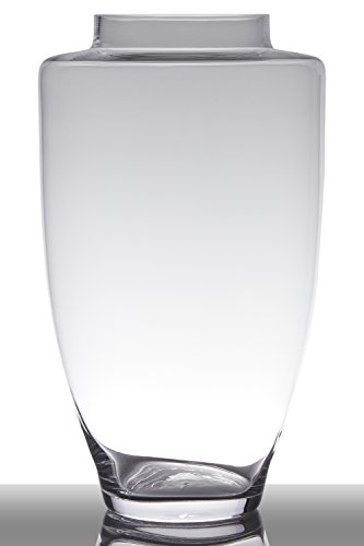 INNA-Glas Bodenvase Glas Lacey, Trichter - rund, klar, 60cm, Ø 35cm - Große Vase - Deko Vase INNA-Glas Bodenvase Glas Lacey, Trichter - rund, klar, 60cm, Ø 35cm - Große Vase - Deko Vase von INNA-Glas