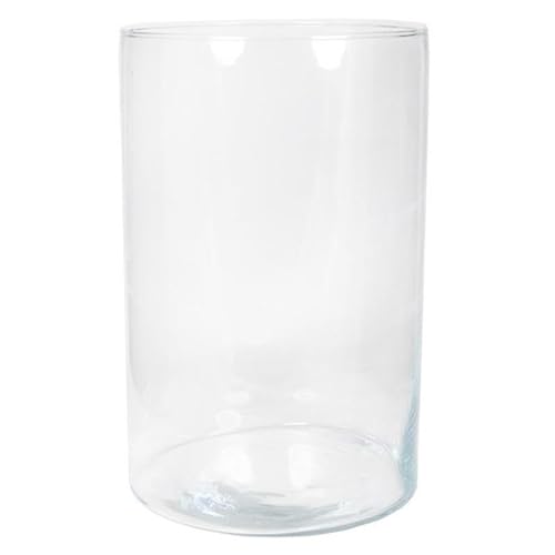 INNA-Glas Glas Vase Zylinder Sanya Ocean, klar, 40cm, Ø25cm - Deko Vase von INNA-Glas