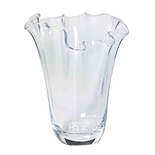 INNA-Glas Glasvase Jody, Trichter - blumig, klar, 25cm, Ø 16cm - Deko Vase - Blumenvase von INNA-Glas